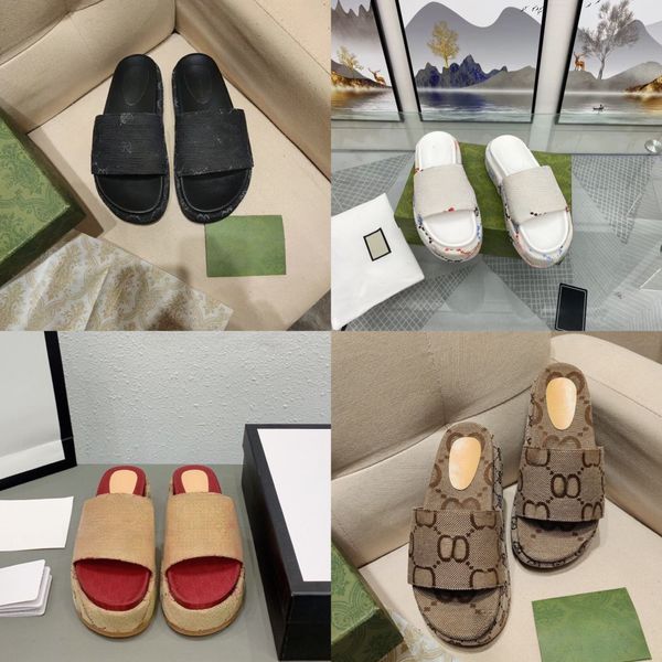 

summer sandale luxe beach new designer sandals comfort sandals channel slides sandals women's women shoes flat sandals thick-soled shoe, Black