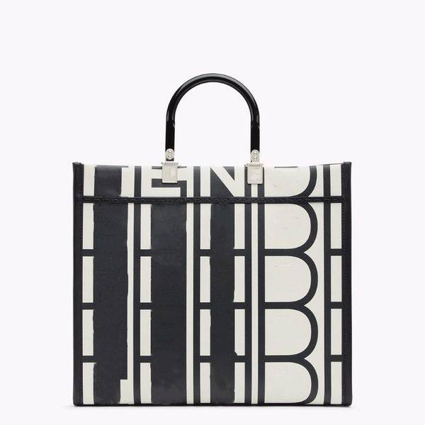 

designer handbag luxury large tote bag quality genuine leather embossed letters shopper crossbody bags wallet two-tone classic shopping pouc