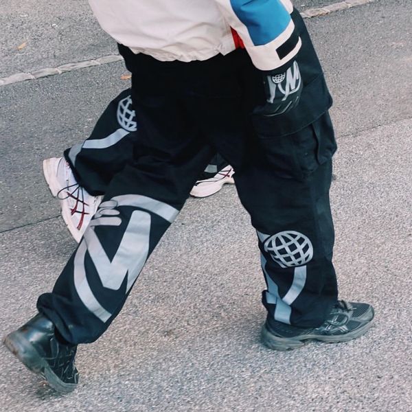 

men's pants 2023 cargo men vintage baggy jeans hip hop y2k straight loose denim trousers pockets wide leg high waist overalls 230321, Black