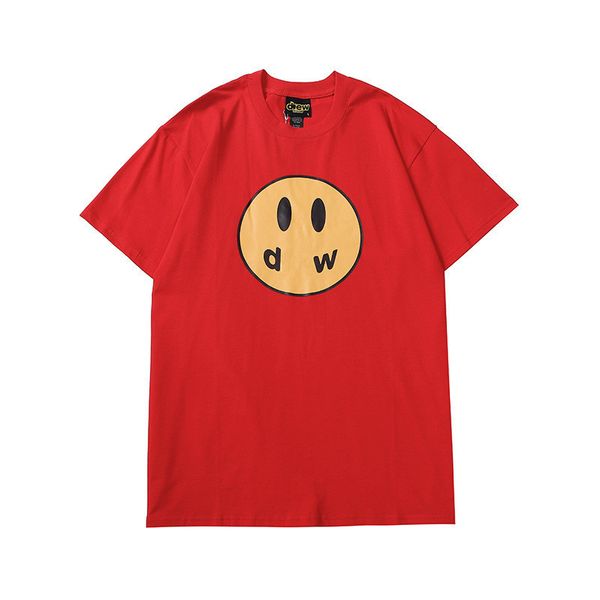 

fashion designer women's t-shirt smiley face printed short sleeve t-shirt for men and women t-shirt mens t shirt, White