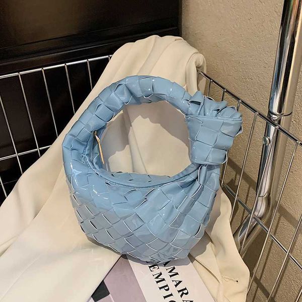 

botega venates jodie mini teen intrecciato pouch springsummer women's woven cloud handbag fashionable candy color design bag