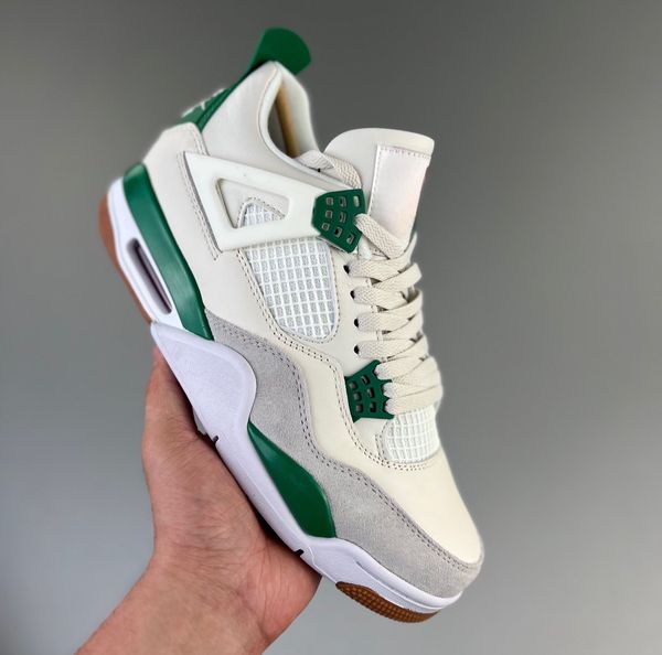 

4s j4 shoes men shoes new basketball shoes pine green 4 women tennis sneakers military black cat canvas seafoam sail red thunder university