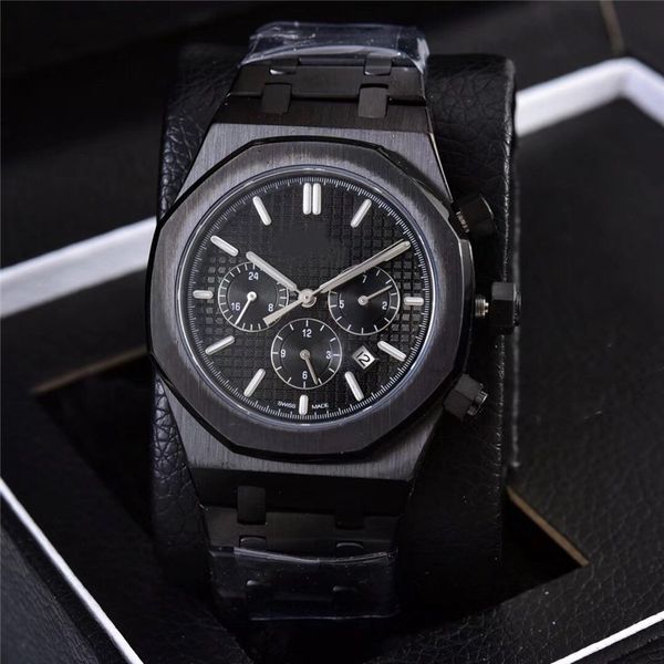 

designer 42mm sapphire glass watch mens 316 full steel automatcal mechanical watches men's casual sport watches, Slivery;golden