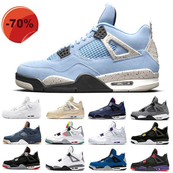 

union unc x guava jumpman 4 mens basketball shoes metallic travis scotts olive sail bred university blue 4s men trainers sports sneakers