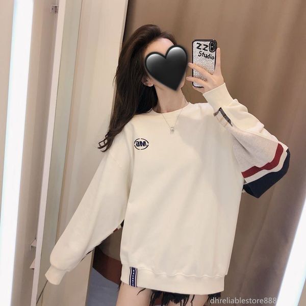 

burber sweater women's hoodies sweatshirts spring dress women's loose korean edition autumn fashion ins autumn winter bf lazy autu, Black