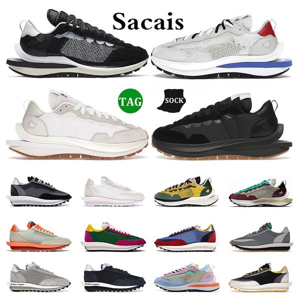 

2023 vaporwaffle sacais men shoes ldwaffle waffle mens sneakers triple black white royal fuchsia sail gum fragment net orange blaze women sp
