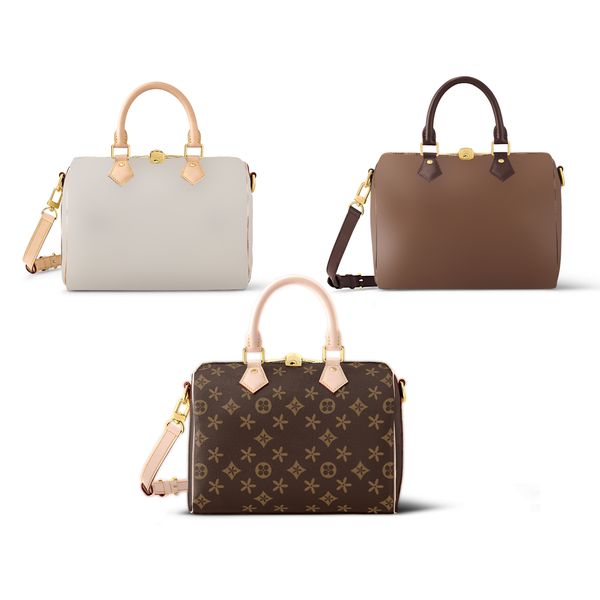

shoulder nylon clutch bag 3 size speedy 25 30 35 travel bag m41113 with strap luxury tote handbag white check designer mens duffle bag women