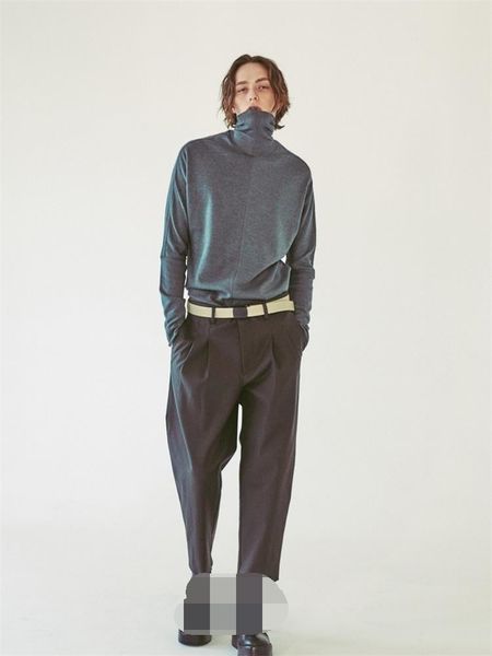 

men's pants haren spring and autumn gentleman charm youth fashion casual large size nine points 230320, Black
