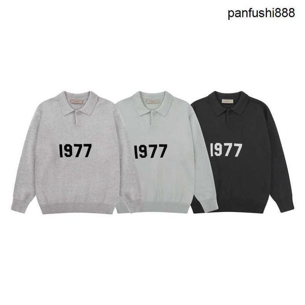 

foggg classic hoodie 22ss new fogg essen 1977polo t shirt crew neck hoodie, Black