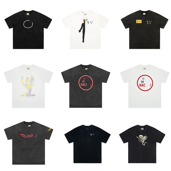 

12 styles short sleeved cotton t shirts summer men hip hop skateboard tees breathable galleryse depts, White;black