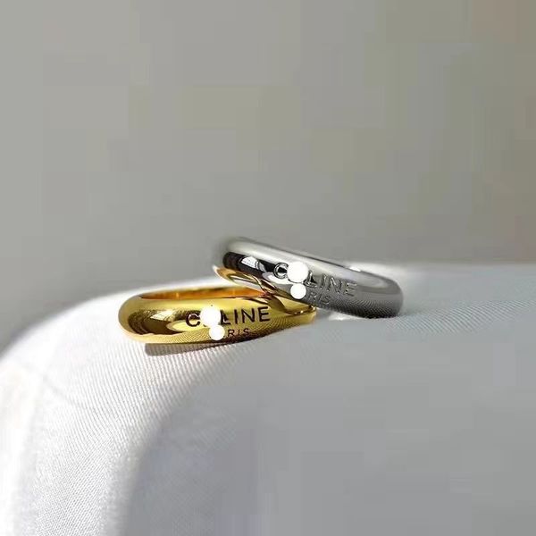 

lovers' rings sterling silver plain rings advanced sense cool wind versatile rings for male and female students