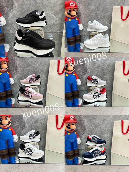

new men's training shoes women's outdoor sports shoes fashion leather running shoes classic designer shoes flat casual shoes comfo, Red;white