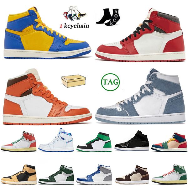 

with box 1s mens basketball shoes jumpman 1 true blue lost found low dark reverse mocha space jam concord high 85 black white denim mens wom