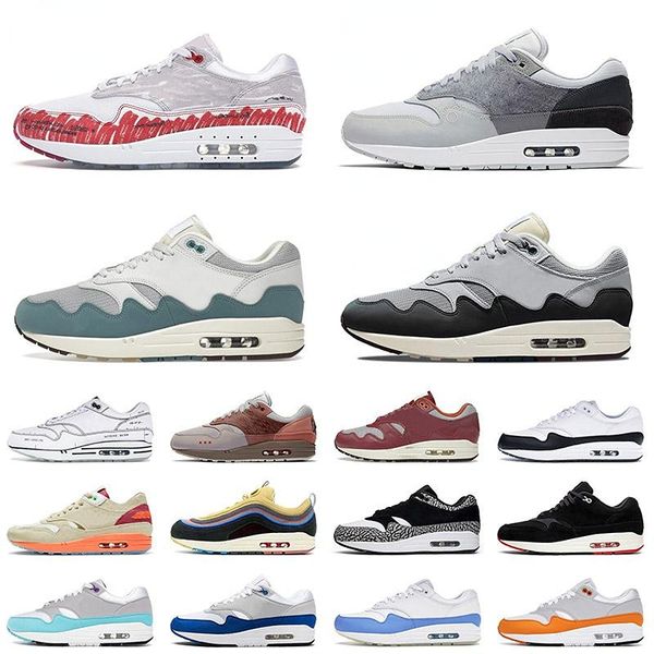 

running shoes patta black grey london for men women waves noise aqua sketch to shelf magma orange brown elephant obsidian sneakers trainers