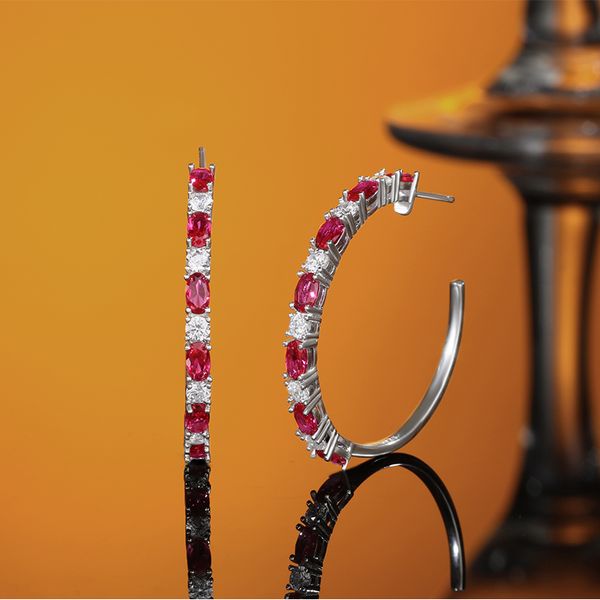 

sterling silver earring simple 925 silver luxury designers letters famous women round crystal rhinestone pearl earring wedding party jewerlr, Golden;silver