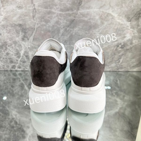 

2023new fashion designer mens casual shoes triple white black trim velvet upper brown leather metallic silver metallic gold laser blue mens, Red;white