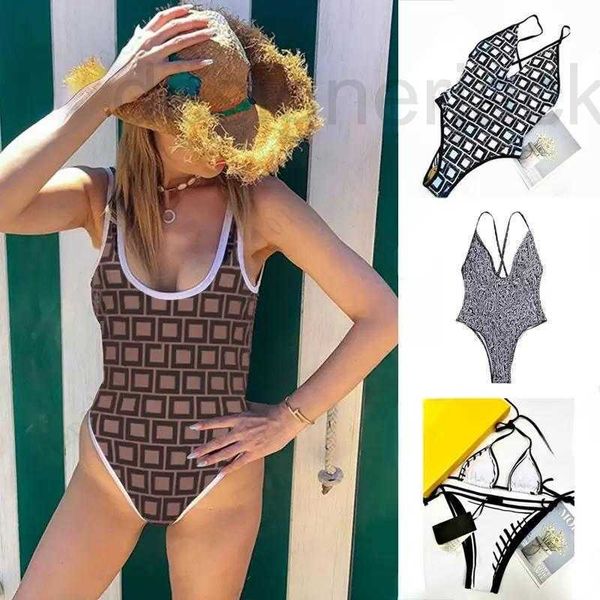 

women's swimwear designer swimsuit solid bikini set textile low waist bathing suits beach wear f letter swimming suit for women 7t2a, White;black