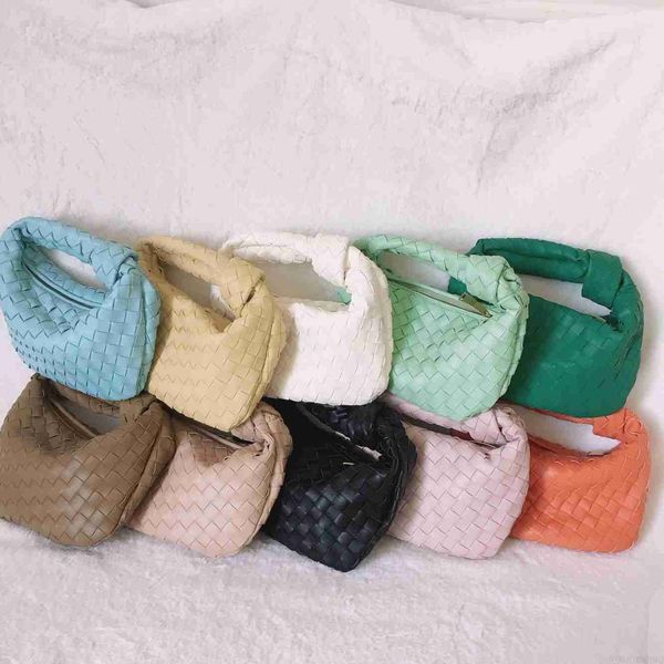 

botega venates jodie mini teen intrecciato pouch french minority portable cloud horn fashion texture versatile woven women's bag
