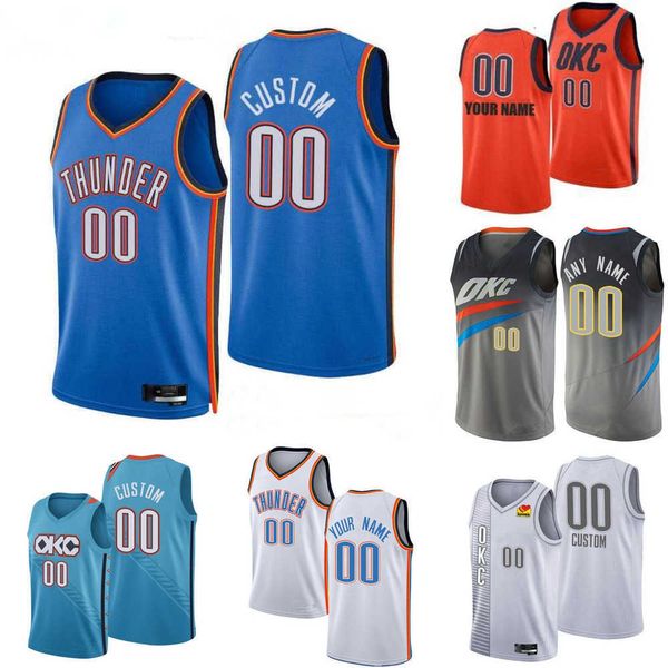 

men women youth oklahoma''city thunder''custom 55 darius bazley 21 aaron wiggins 12 lindy waters iii 17 aleksej pokusevs, Black;red