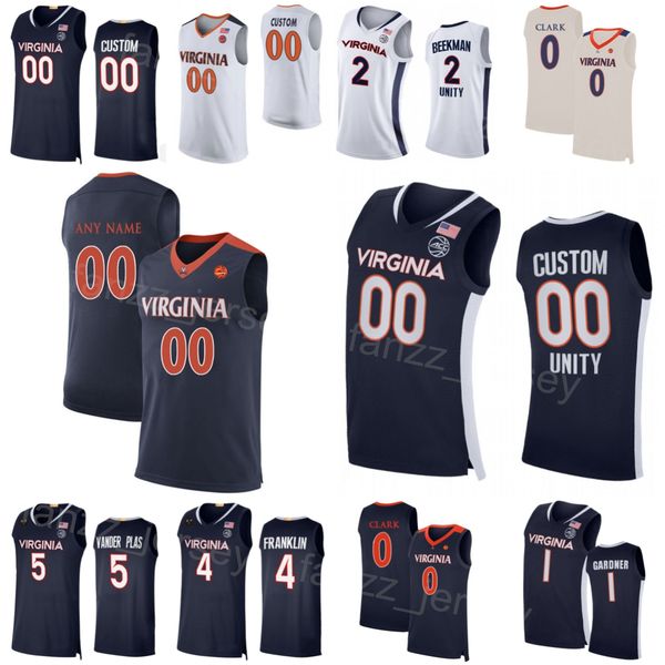 

college basketball 4 armaan franklin jersey virginia cavaliers 1 jayden gardner 0 kihei clark 2 reece beekman 5 ben vander plas 11 isaac mck, Black