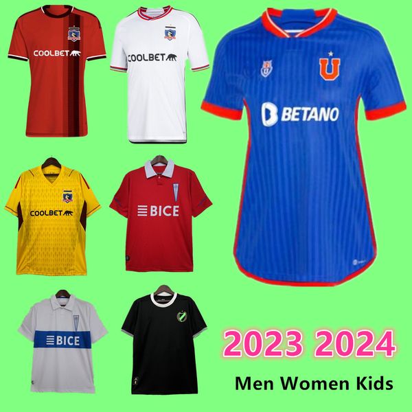 

soccer jerseys #10 uniform #32 arriagada valencia colo colo third away 23 24 football shirt home special jersey 2023 2024 catolica universid, Black;yellow