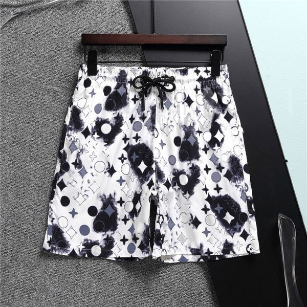 

men's shorts summer designer casual sport 2023 stylish quick dry men's beach pants in checkered black and white asian sizesm-3xl#9, White;black