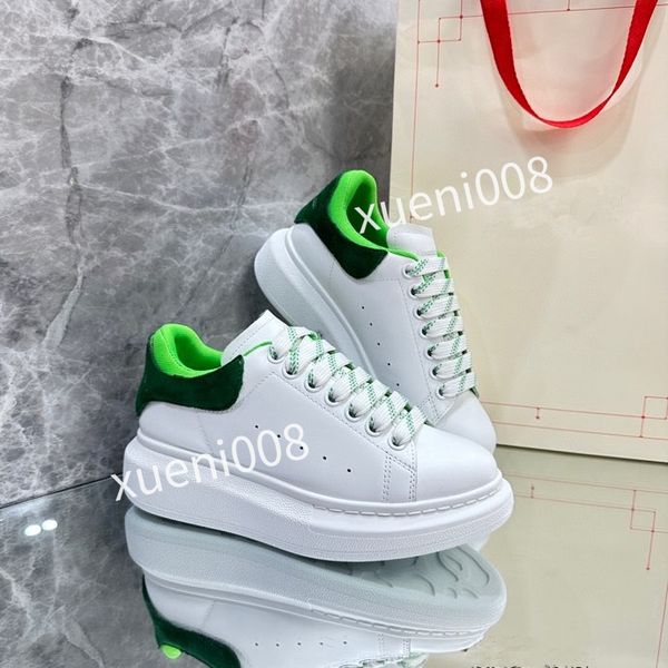 

2023new fashion designer men casual shoes triple white black trim velvet upper brown leather metallic silver metallic gold laser blue mens w, Red;white