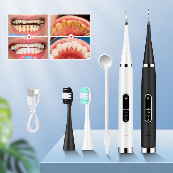 

other oral hygiene electric teeth cleaner dental calculus plaque stain tartar removal sonic toothbrush waterproof whitening care 230321