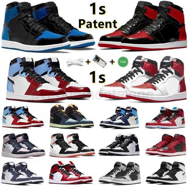 

designer shoes jumpman 1 1s basketball shoes sneakers rebellionaire bred patent dark mocha marina blue bubble gum obsidian shadow toe unc me