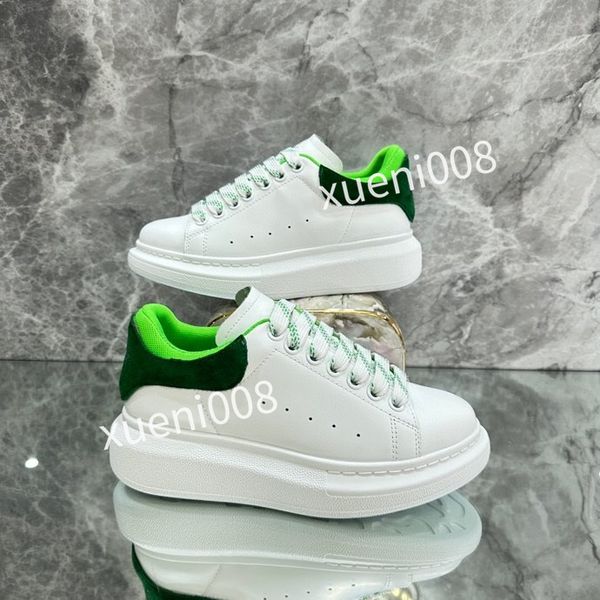 

2023fashion designer men casual shoes triple white black trim velvet upper brown leather metallic silver metallic gold laser blue mens woman, Red;white