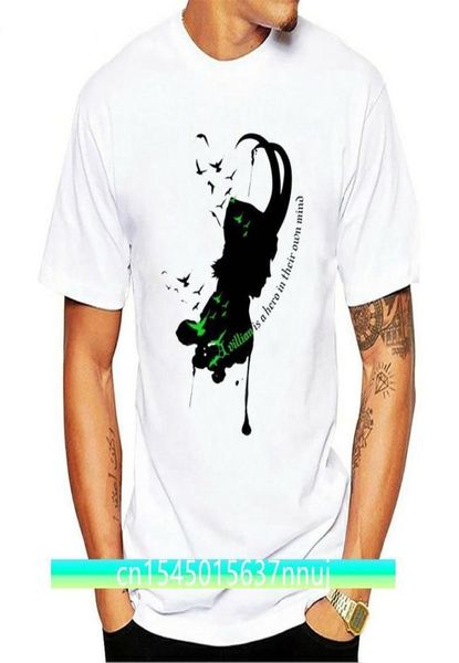 

a villian is a hero loki tshirt for male streetwear t shirt japan anime fashion casual 2207025062637, White;black