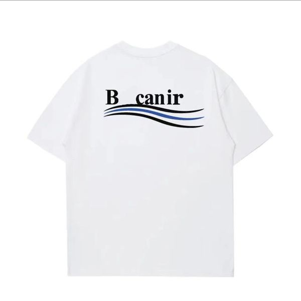 

30% off 23sss mens t shirt designer shirt men tees luxurious cotton b letter print couple matching clothing s-5xl, White;black