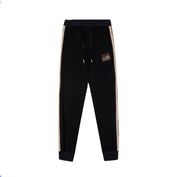 

mens designer pants galleryse pants depts sweatpants letter print mens womens couple loose versatile casual pants straight vintage trouser, Black
