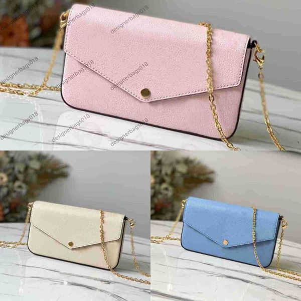 

bags by the pool 3in1 purse chain crossbody bag m80498 felicie special pochette leather designer small handbag luxury ladies