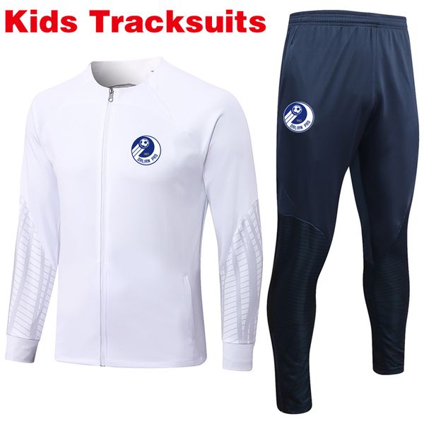 

2023 dalian pro kids mens tracksuits boys soccer tracksuit sportswear sets sports sweatershirts sweatpants children football training clothe, Gray