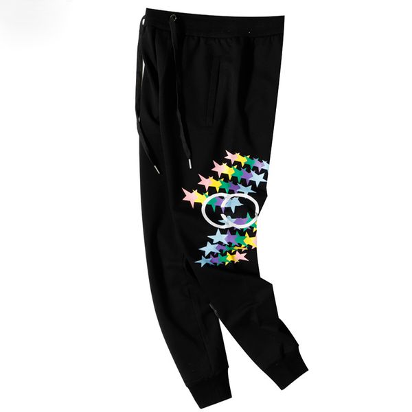 

2023 summer new fashion designer pants men casual trouser jogger bodybuilding fitness basketball sweat brand gyms sweatpants 10 vigq, Black