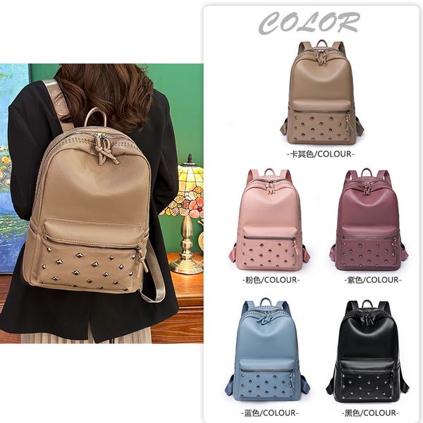 

women men backpack style genuine leather fashion casual bags small girl schoolbag business lapbackpack charging bagpack rucksack sport&outdo