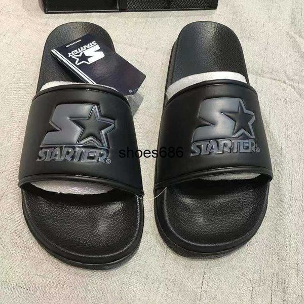 

naha star starter fashion thick sole breathable slippers casual soft sole shoes suitable for simple slippers, Black