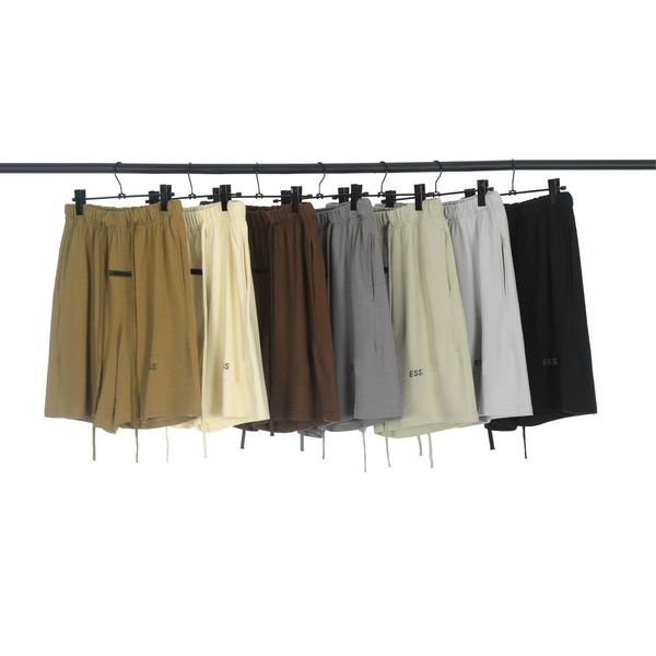 

2023 mens ess shorts fashion summer men reflective printed shorts letter printed short pants casual shortpants for male streetwear clothing, White;black