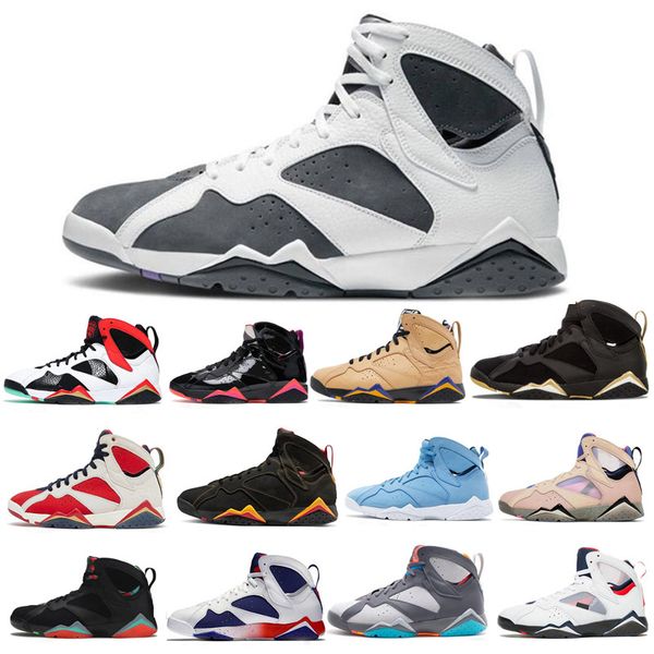 

7s basketball shoes trophy black olive cardinal bordeaux hare raptor men 7 afrobeats paname pantone patta french blue sports sneakers