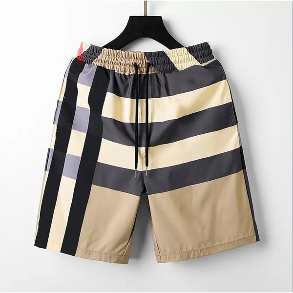 

2023 mens womens designer summer beach shorts cotton fashion plaid printed drawstring pants relaxed homme casual streetwear sweatpants asian, White;black