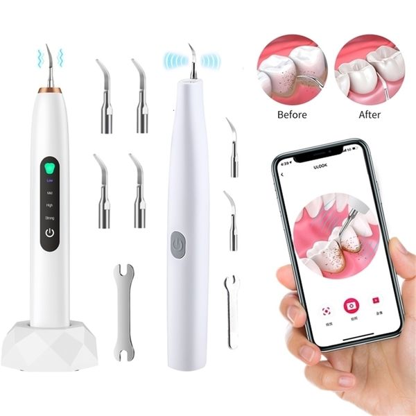 

other oral hygiene visual ultrasonic dental electric with camera led light calculus plaque stain remover tartar cleaner teeth whitening tool