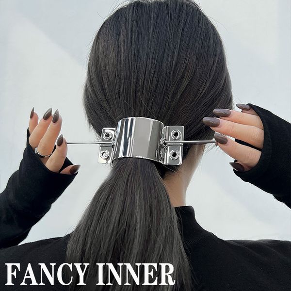 

wedding hair jewelry hairpin accessories for women men minimalist silver color punk hip hop trendy nail hair stick jewelry headwear vch 2303, Slivery;golden