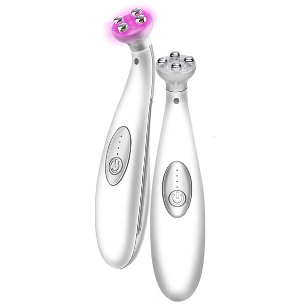 

eye massager with heat and led pon rf radio frequency ems beauty micro vibration treatment face lift skin care machine 230321