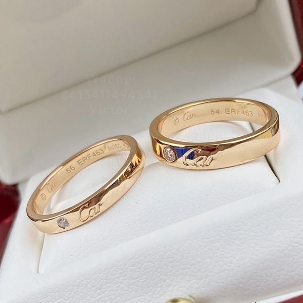 

diamants legers ring narrow version for woman designer for man gold plated 18k t0p quality official reproductions classic style fashion luxu, Silver