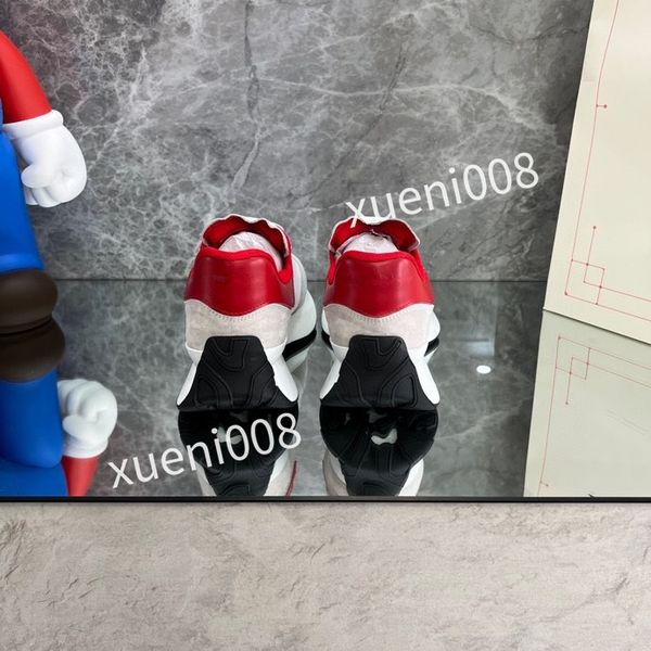 

2023men classic designers casual shoes oblique technology trainers mens womens luxury outdoor platform trainer slides sneakers, Red;white