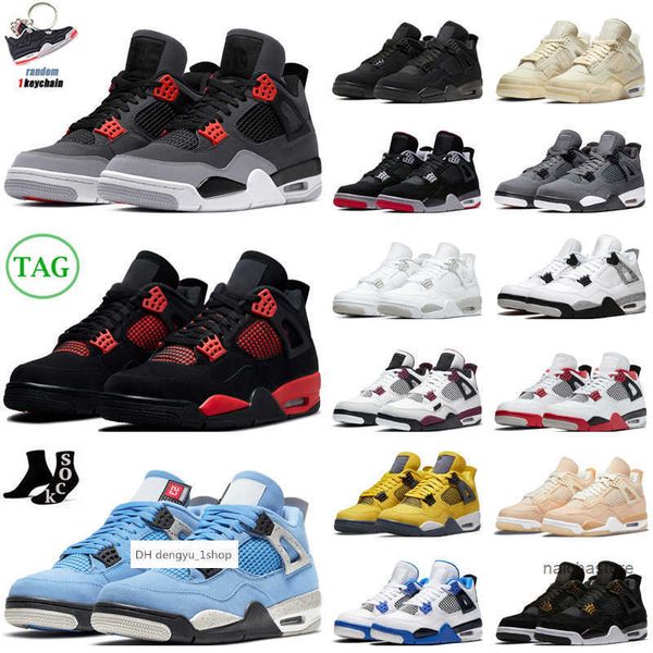

jumpman 4s basketball shoes men women 4 red thunder infrared black cat bred university blue sail cool grey shimmer fire red me air jorden jo