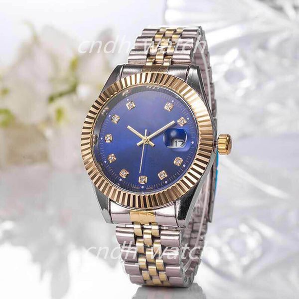 

men's women watch rose gold stanless steel 42mm vk chronograph quartz movement sports men watches c3-31, Slivery;brown