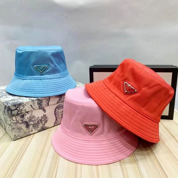 

brand designer baseball hat european and american p family inverted triangle fisherman hat high version nylon waterproof mens and womens cou, Blue;gray