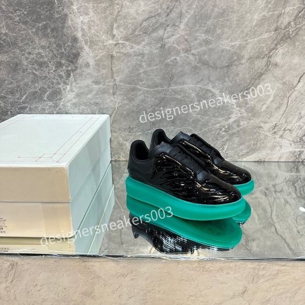 

2023fashion casual shoes for men women new italy brand fashion luxury high rs breathable leather dress sneaker, Black